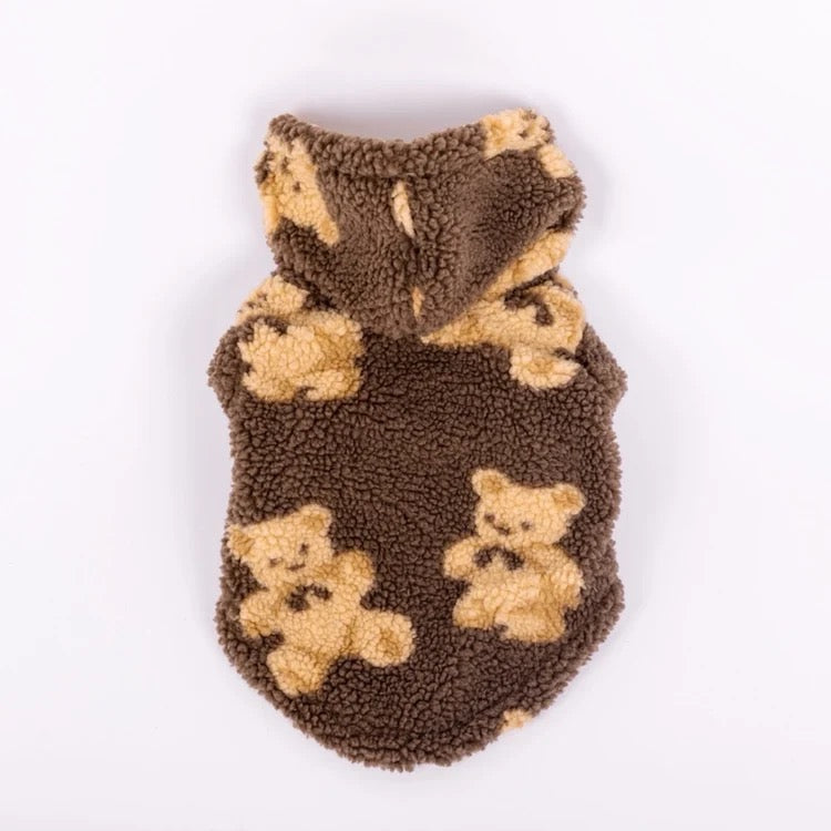 Hoodie Nounours pour chien - Teddy Bear