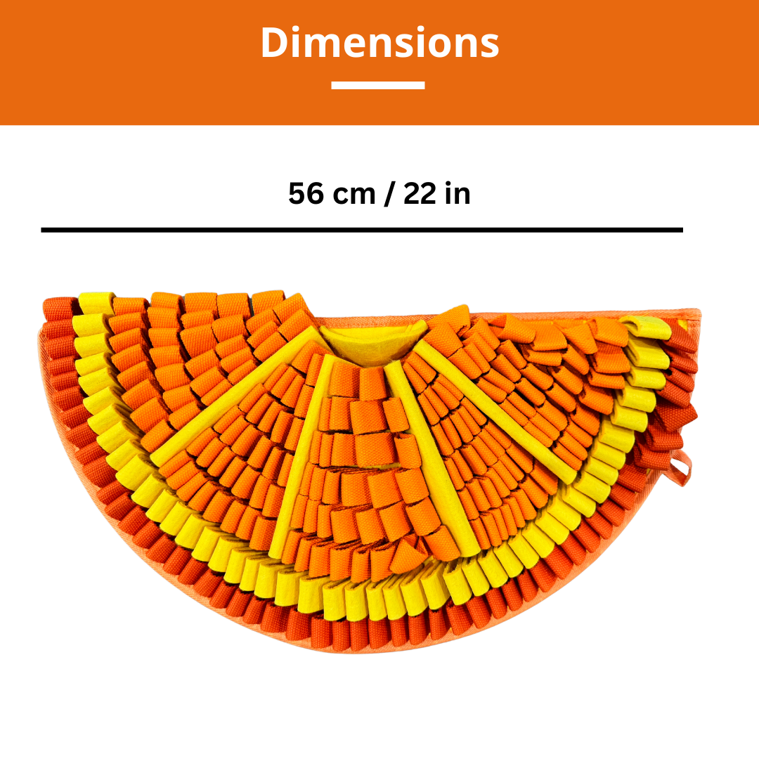 Tapis de fouille - Orange acidulée