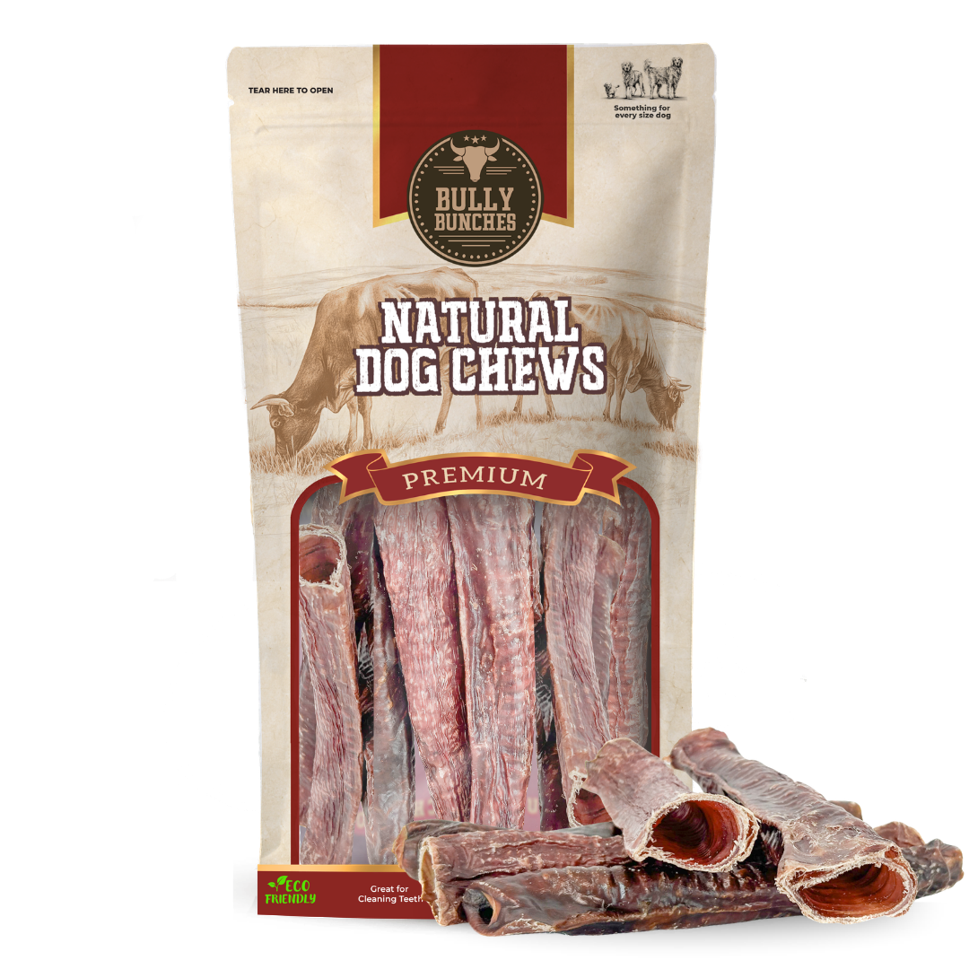 Trachées de boeuf enrobées de viande séchée - 12po