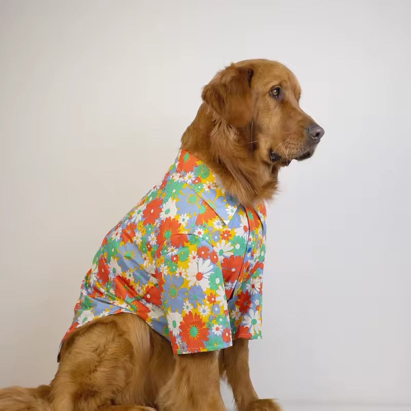 Chemisier à motifs fleuraux pour chien - Merle Spring