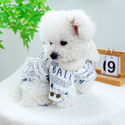 Manteau chaud pour chien - Sketch Print