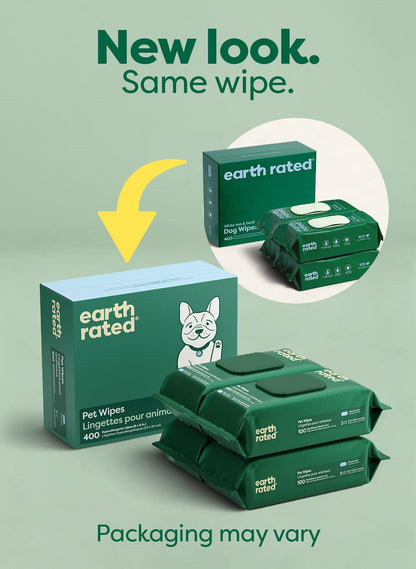 Lingettes humides - Earth Rated - Thé blanxc et Basilic