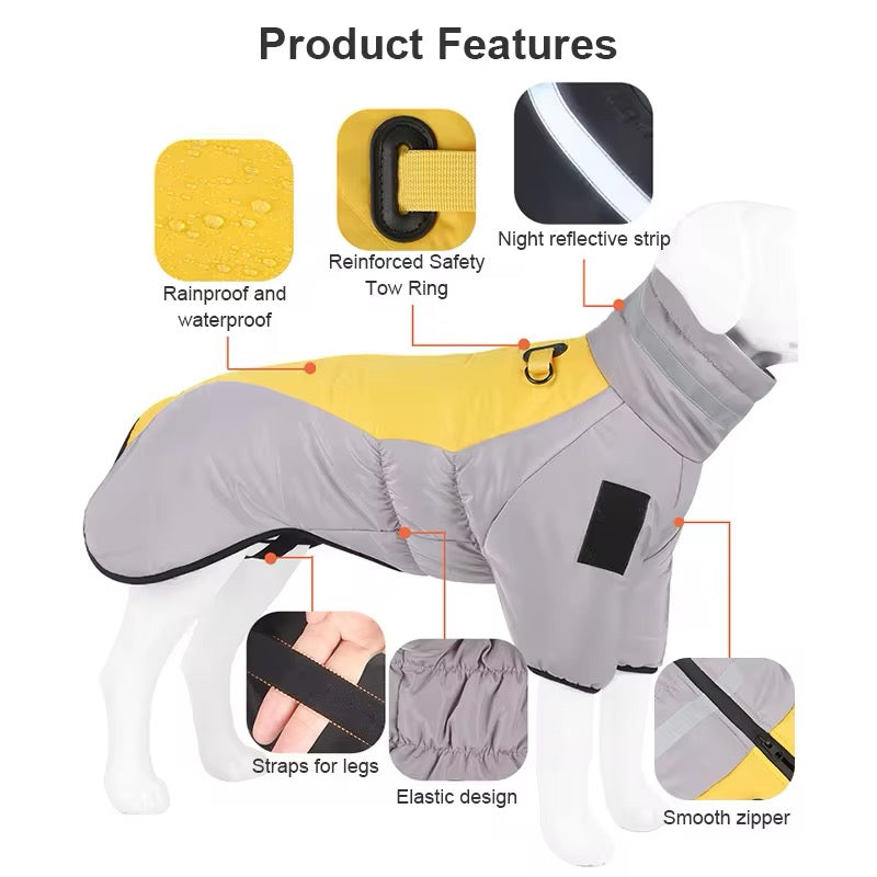 Manteau d'hiver pour grand chien - Warm Pet
