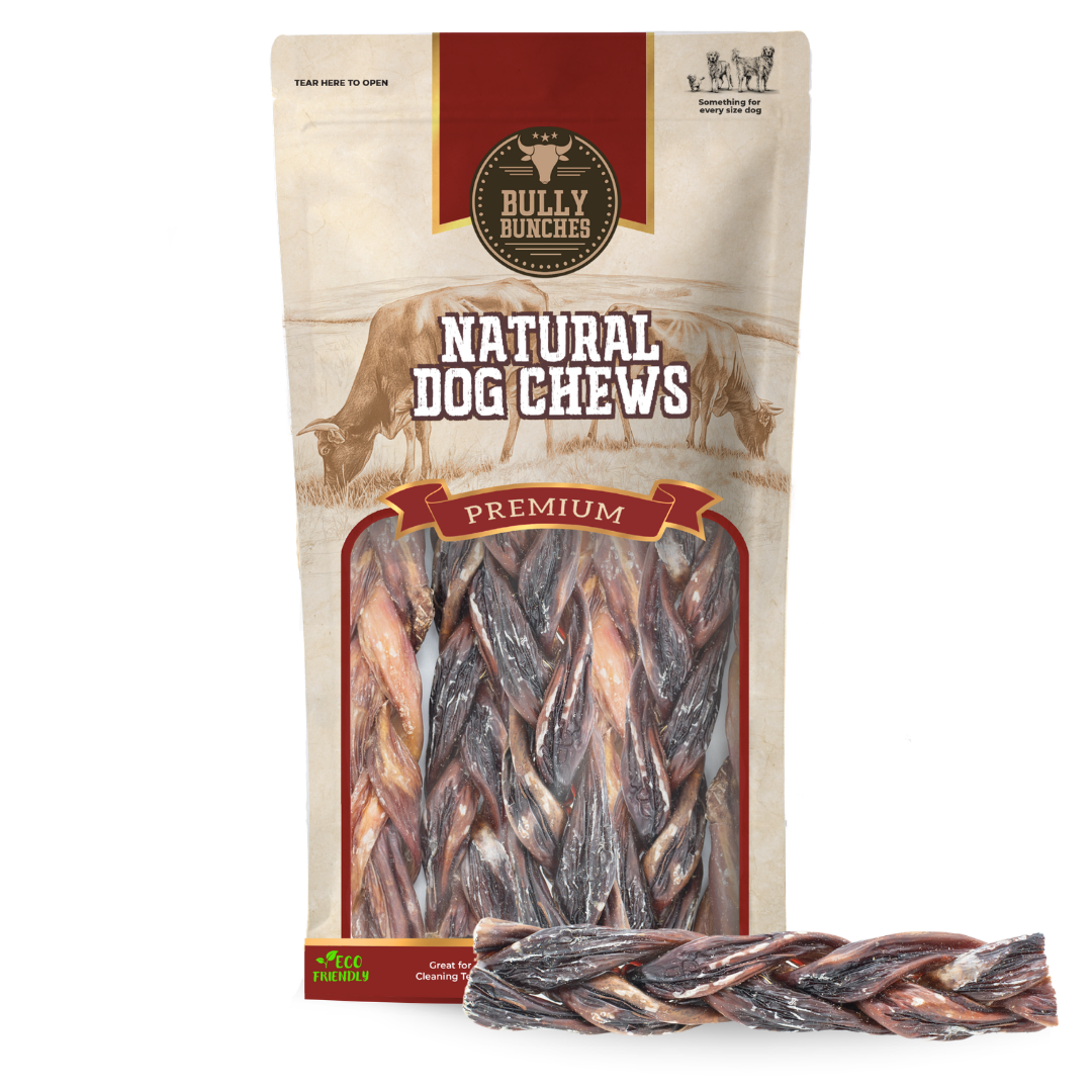 Bâtonnets de viande séchée tressée - 6po