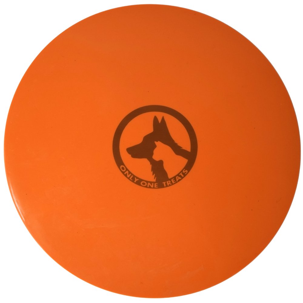 tapis de léchage en sillicone - 8po- Orange