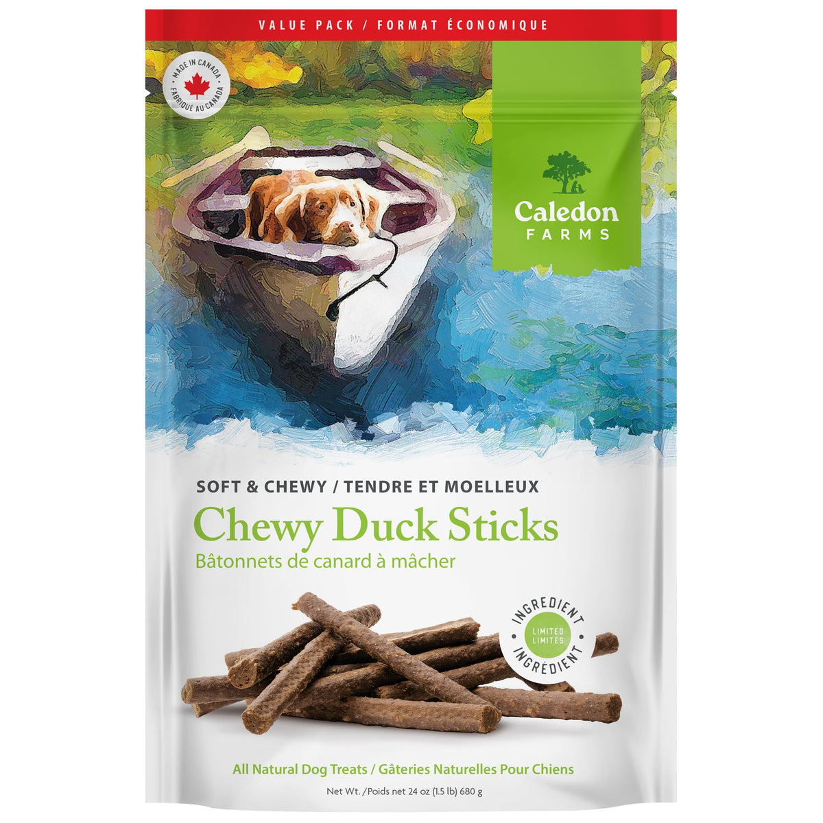 Gâteries de canard - Caledon Farms - 680 g