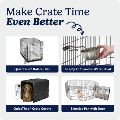 Cage pliable pour chien - 22po - très petite race
