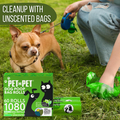Sacs à déjections non-parfumés - Pet N Pet