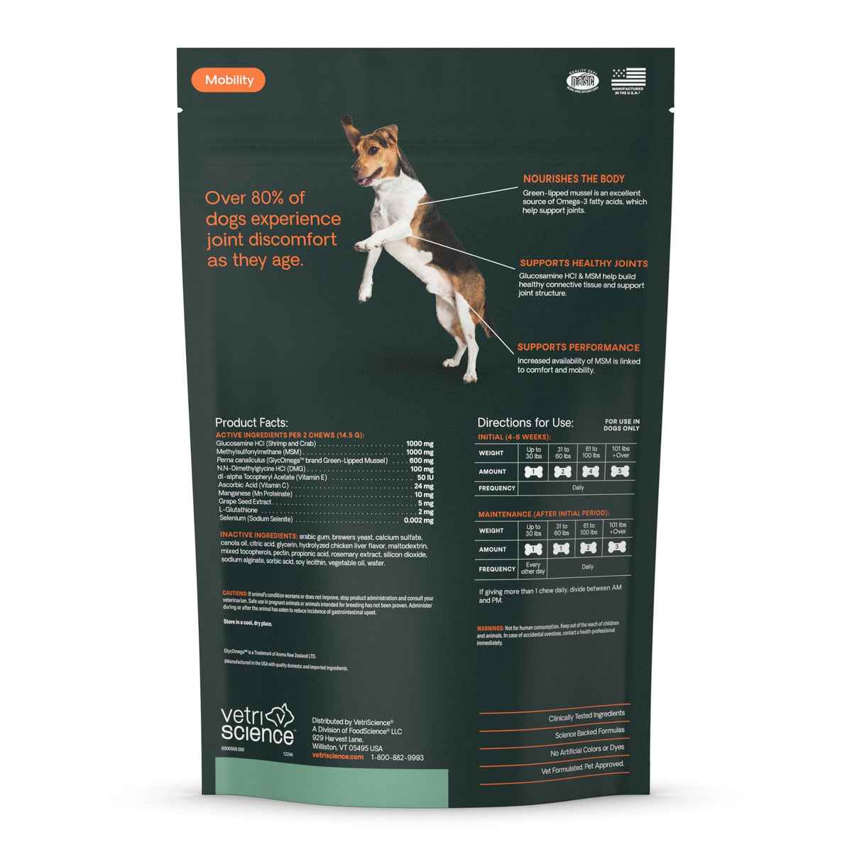 Suppléments pour articulation - VETRISCIENCE