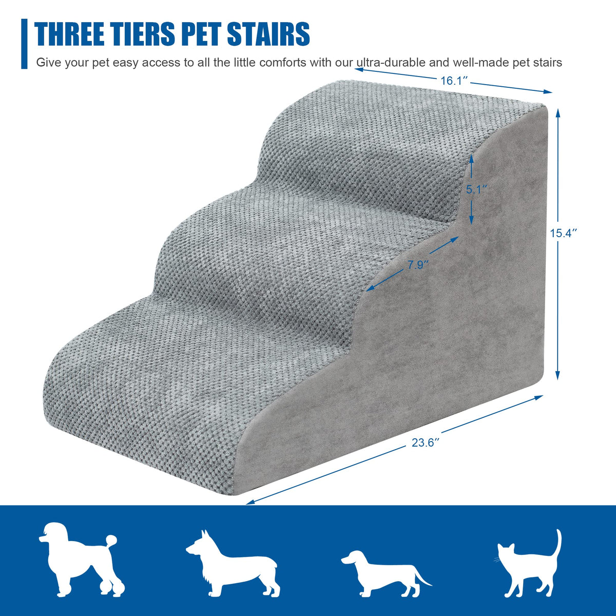 Escaliers pour petits chiens