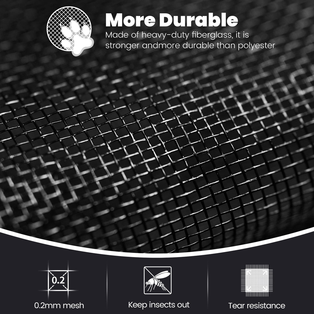 Magnetic Screen Door (Screen Size 32" x 82"), Fits Door Opening 30"x80", Heavy Duty Fiberglass Magnetic Mesh Screen, with Automatic Block Closure, Easy Walk-Through for Kids and Pets 🍁 All In One Marketplace Canada