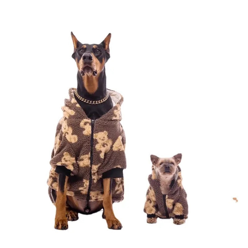 Hoodie Nounours pour chien - Teddy Bear