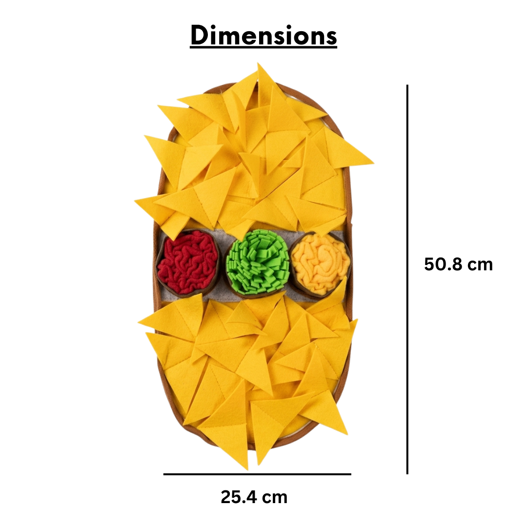 Tapis de fouille - Nachos au fromage