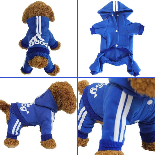Combinaison à capuche | Adidog - Bleu Royal