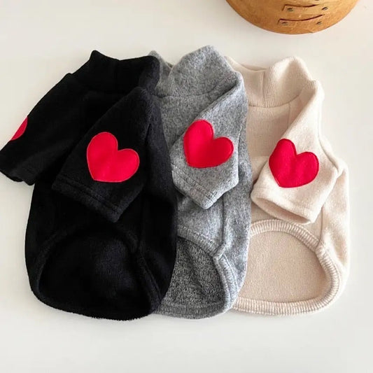 Chandail pour chien - "Le coeur sur la patte"