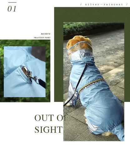 Combinaison imperméable pour chien