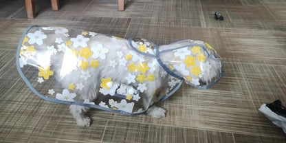 Imperméable léger à motifs fleuraux pour chien #2