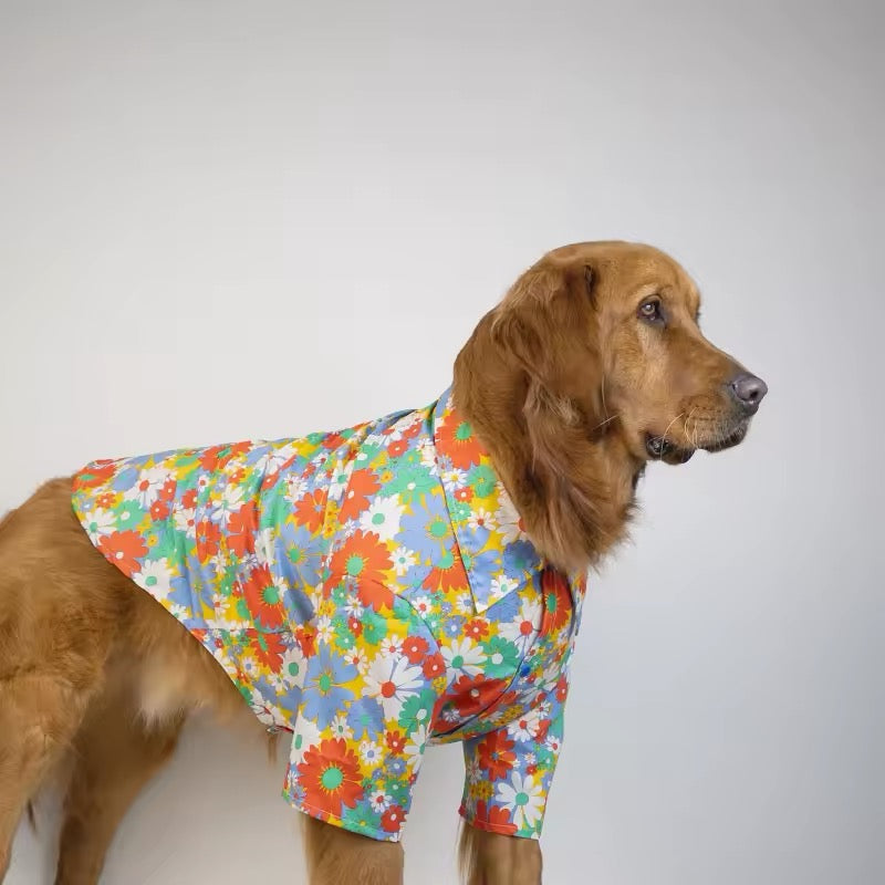 Chemisier à motifs fleuraux pour chien - Merle Spring