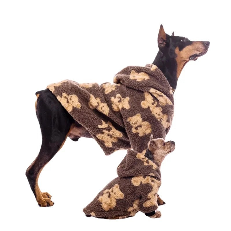 Hoodie Nounours pour chien - Teddy Bear