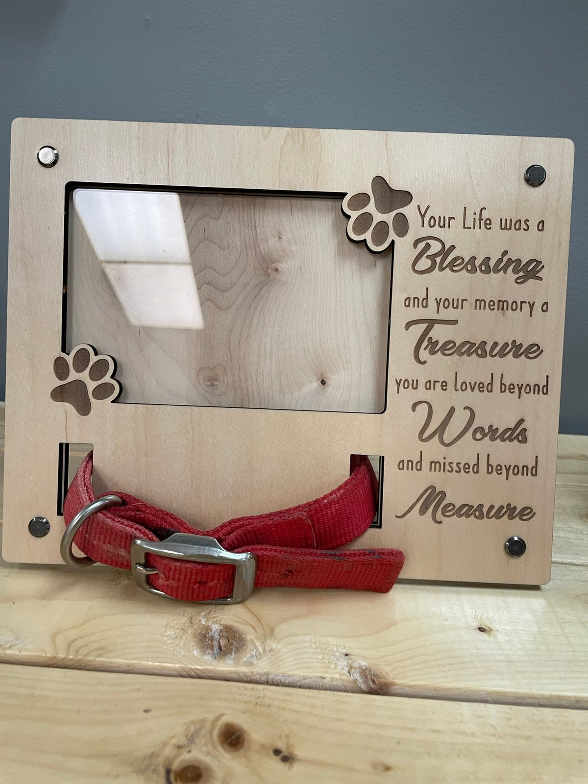 Personalized Dog Memorial Photo Frame