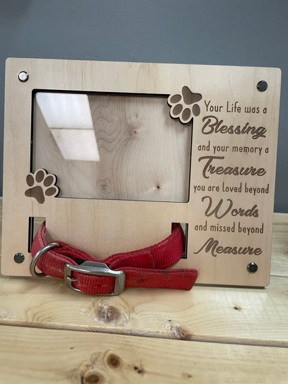 Personalized Dog Memorial Photo Frame
