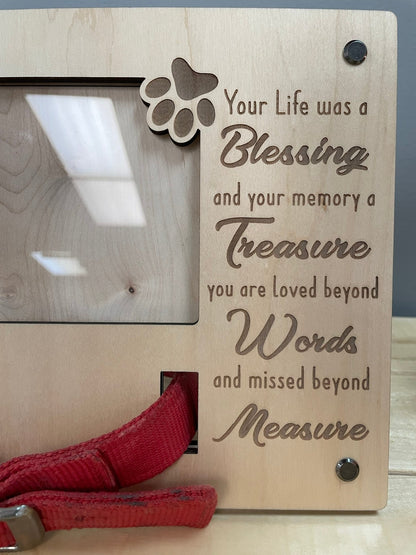 Personalized Dog Memorial Photo Frame