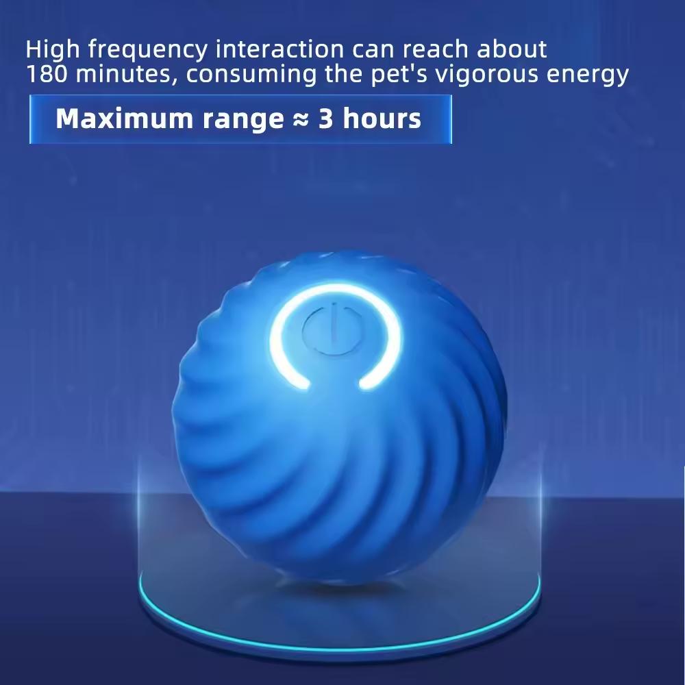 Jouet vibrants en forme de balle pour chien et chat - rechargeable