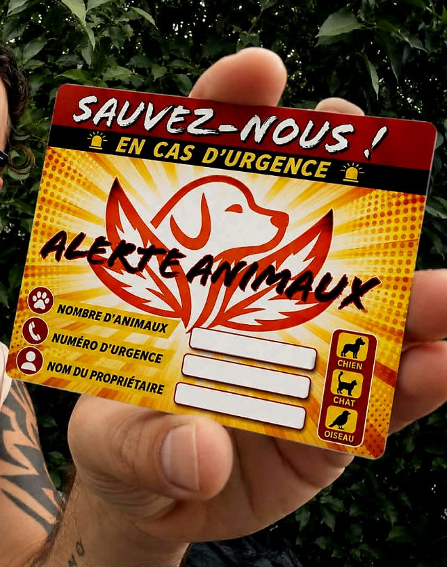 Autocollant "Sauvez-nous"