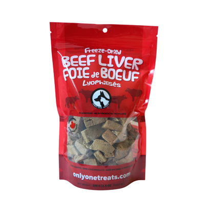 Gâteries déhydratées à froid - Foie de Boeuf - 100g