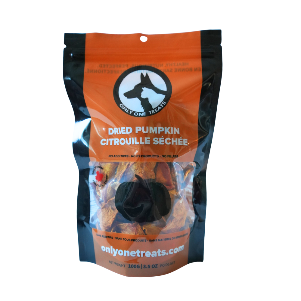 Gâteries déshydratées en juliennes - Citrouille - 100g