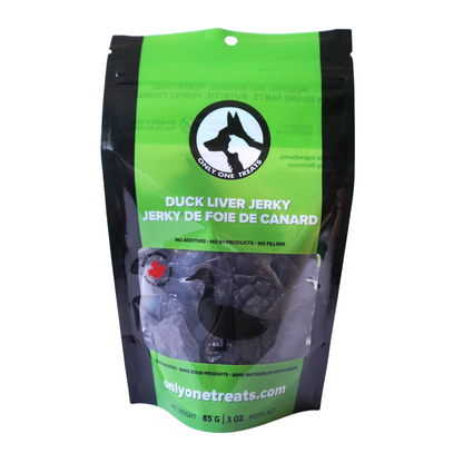 Gâteries de viande séchée - Foie de canards -  85g