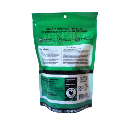 Gâteries déhydratées à froid - Dinde - 85g