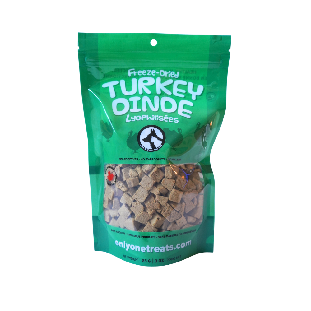 Gâteries déhydratées à froid - Dinde - 85g