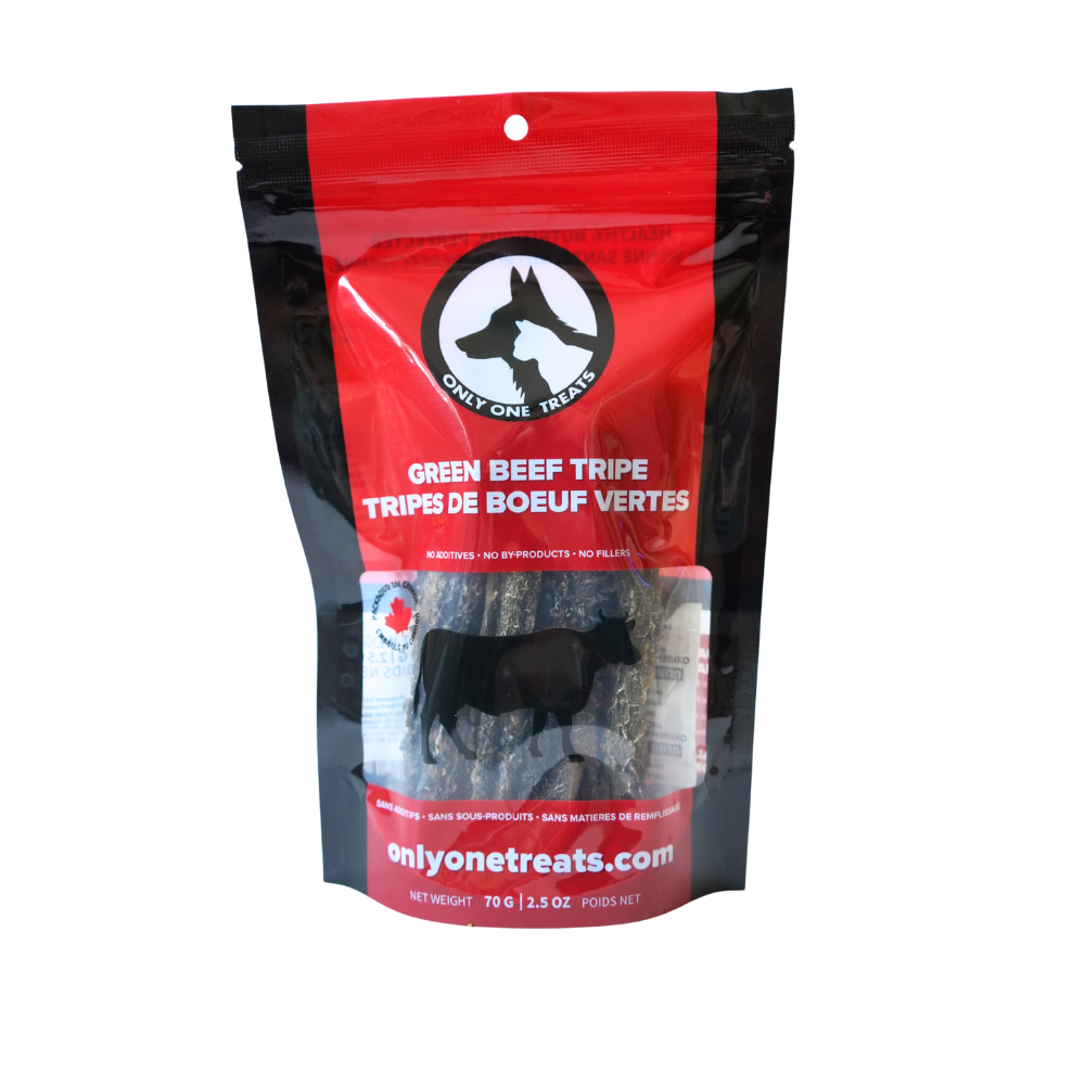 Gâteries - Panse de boeuf verte - 70g