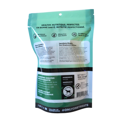 Gâteries pour chien - Panse de chèvre -  70g