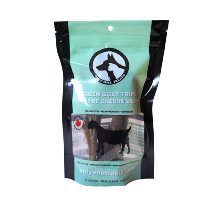 Gâteries pour chien - Panse de chèvre -  70g