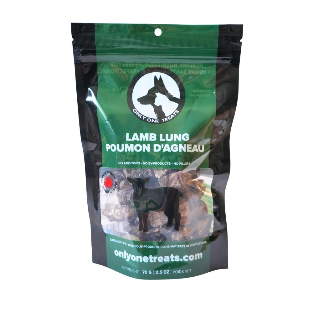 Gâteries déhydratées - Poumons d'agneau -  70g