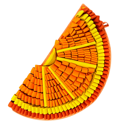Tapis de fouille - Orange acidulée