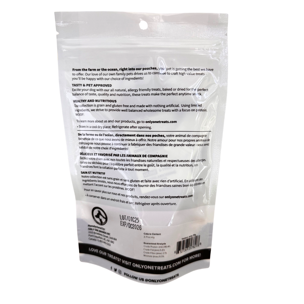 Gâteries de viande séchée - Cerf - 56g