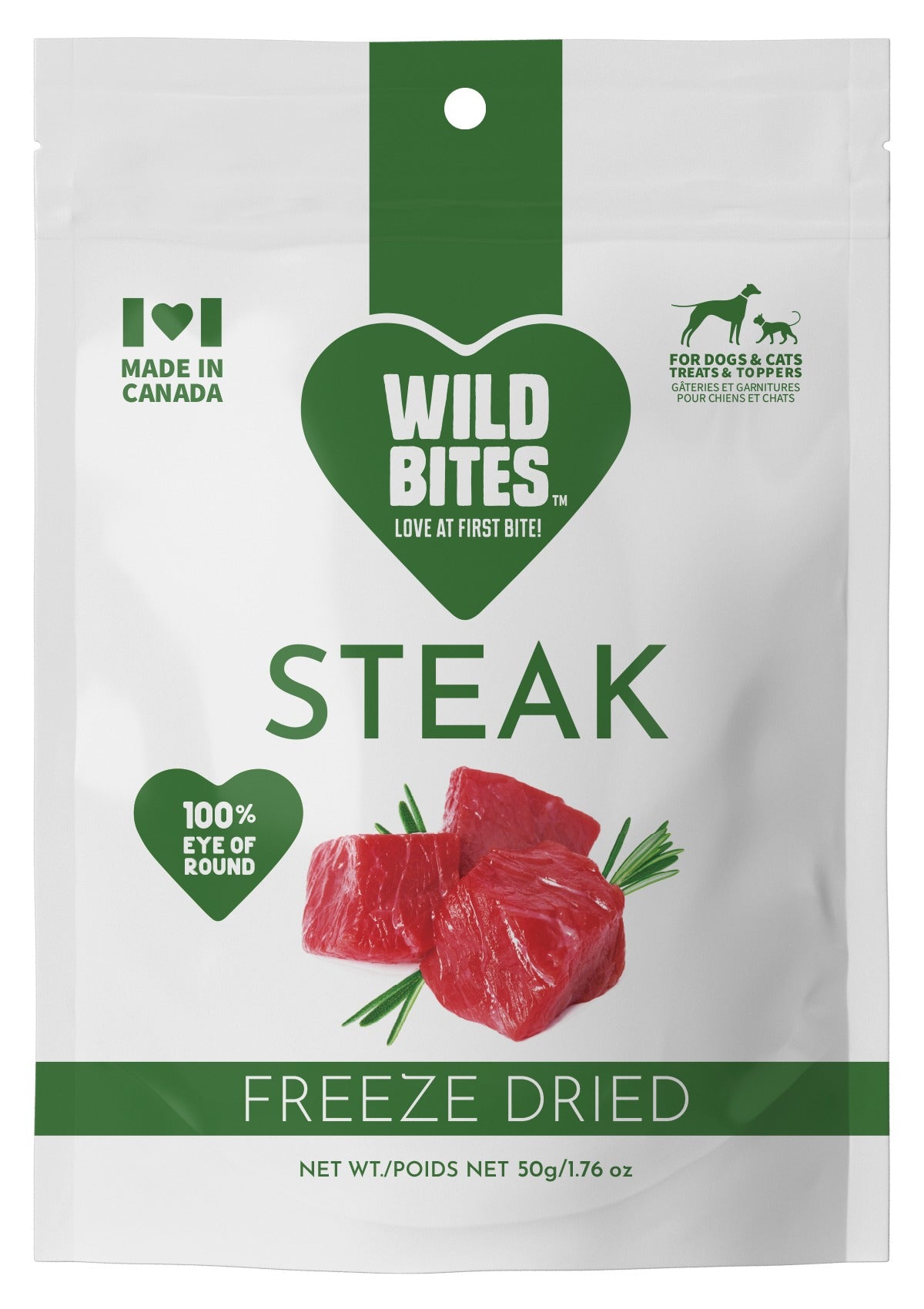 Gâteries déshydratées à froid - Steak