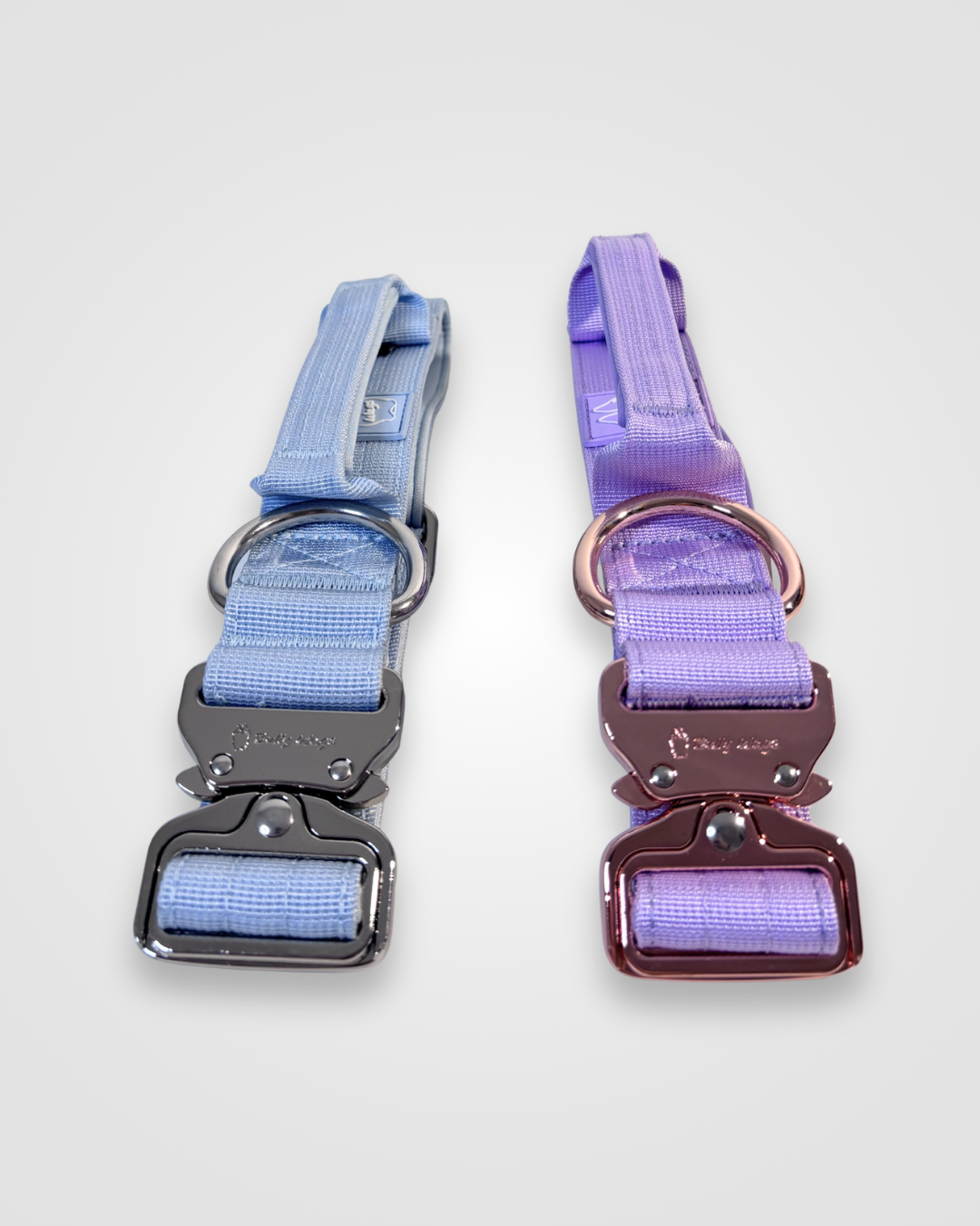 Collier tactique 1.5po avec poignée - Lilas (mauve)