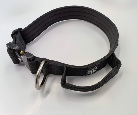 Collier tactique 1.5po avec poignée - Noir