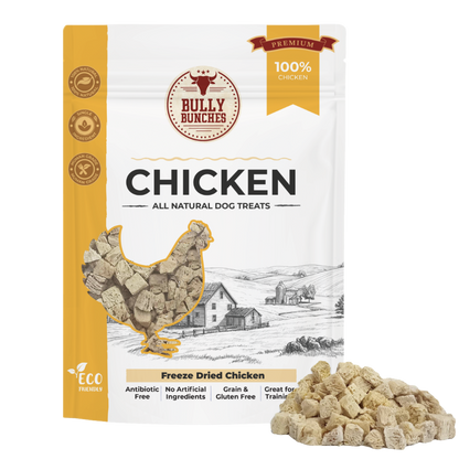 Gâteries déshydratées - Poulet - 100g / 3.5oz