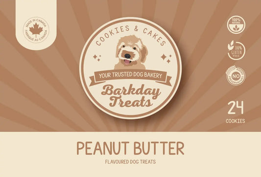 Biscuits pour chiens au beurre d'arachides🥜🐾