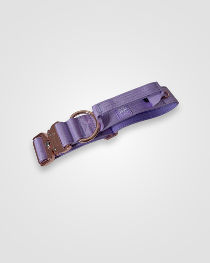 Collier tactique 1.5po avec poignée - Lilas (mauve)