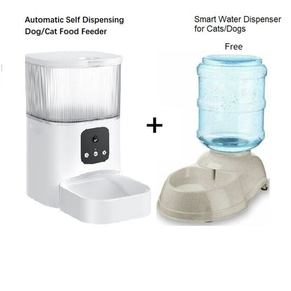 Distributeur automatique de nourriture avec caméra