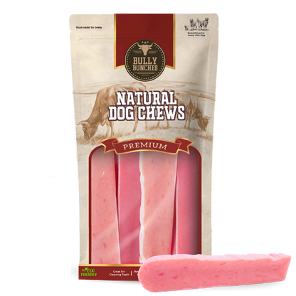 Gâteries à mâcher - Lait de Yak aux fraises - (MEDIUM)